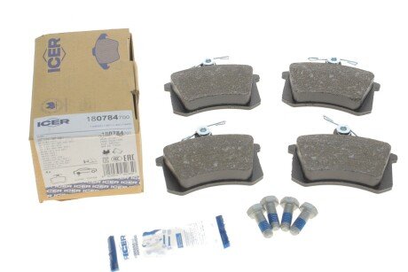 Задние тормозные колодки icer 180784700