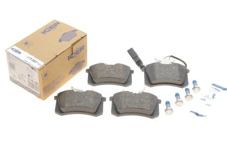 Задние тормозные колодки icer 181387700