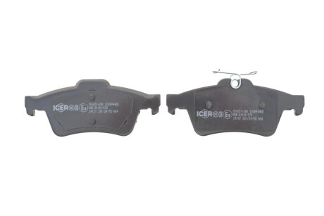 Задні тормозні (гальмівні) колодки icer 181651200