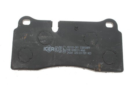 Задні тормозні (гальмівні) колодки icer 182121203