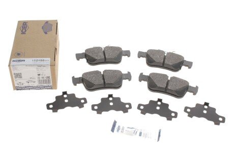 Задние тормозные колодки icer 182198203