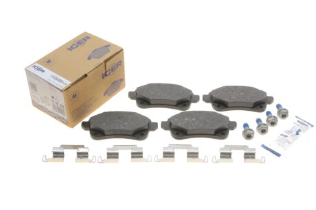 Задние тормозные колодки icer 182222208