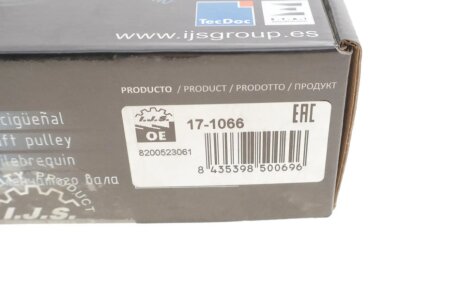 Шкив коленвала ijs group 171066