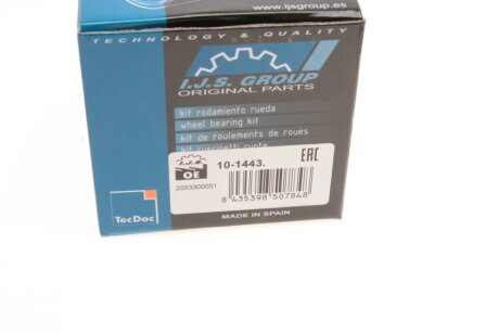 Підшипник передньої ступиці ijs group 101443