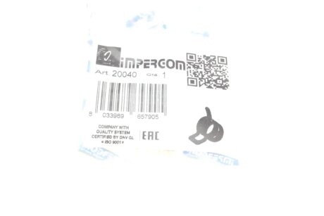 Хомут металевий самозатяжний impergom 20040