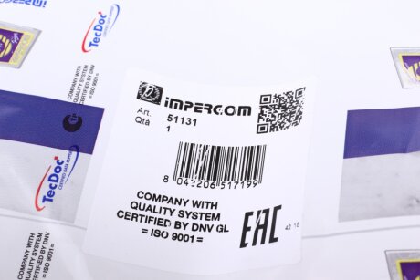 Пыльник амортизатора impergom 51131