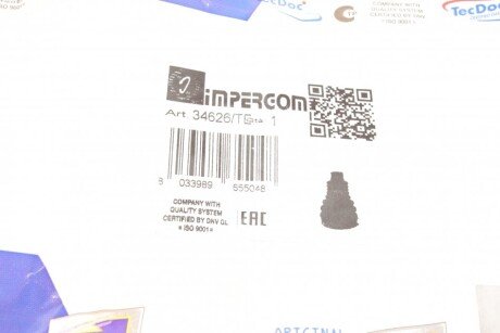 Комплект пильника РШ шарніра impergom 34626TE