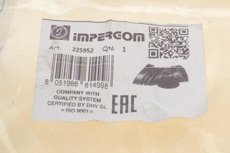 Патрубок інтеркулера (турбіни) impergom 225952