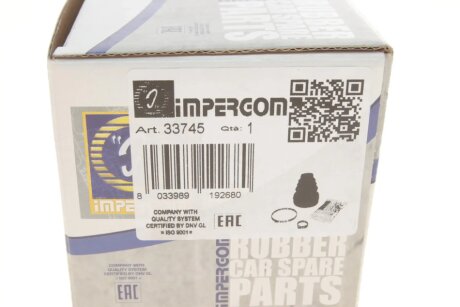 Пыльник шруса (гранаты) внутренний-наружный impergom 33745