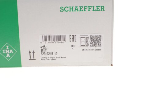 Комплект (ремінь+ролики) ina 529021510