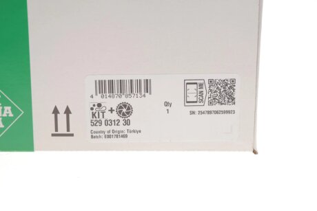 Водяний насос+ комплект поліклинових ременів ina 529031230