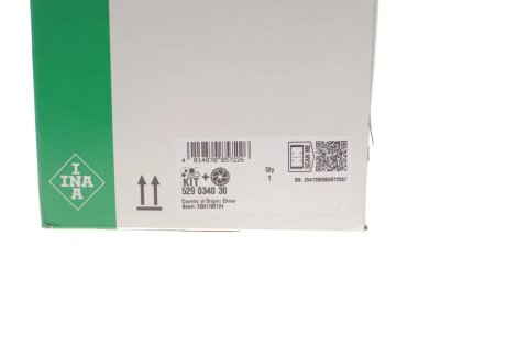 Водяний насос+ комплект поліклинових ременів ina 529034030