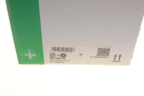 Комплект ременя ГРМ з помпою води ina 530033830