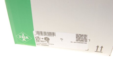 Комплект ременя ГРМ з помпою води ina 530037730