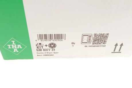 Комплект ременя ГРМ з помпою води ina 530037731