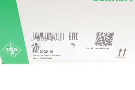 Комплект (ремінь+ролики) ina 530073210