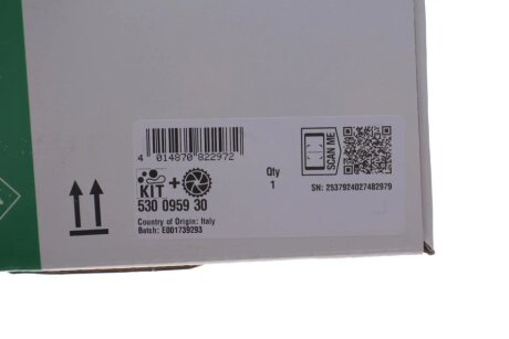 Комплект ременя ГРМ з помпою води ina 530095930