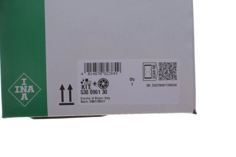 Комплект ременя ГРМ з помпою води ina 530096130