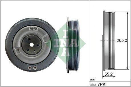 Шків ременя ina 544050610 на Вольво Xc90