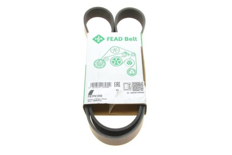 Привідний ремінь генератора ina FB7PK1240 на Smart Forfour