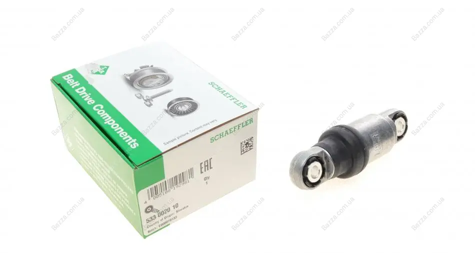 Амортизатор ролика натяжка пасу VW LT 28-46 2.5TDI 99-, SDI 96- ina 533002010
