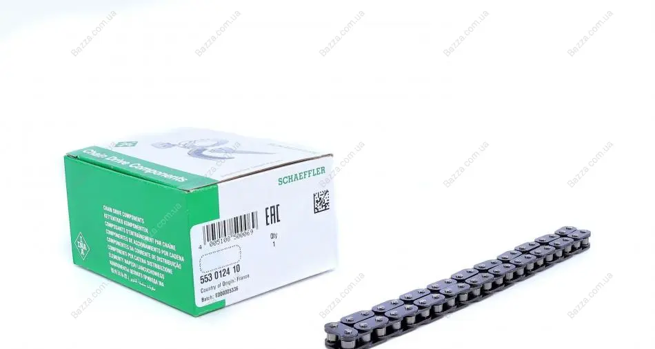 Цепь привода маслонасоса RENAULT (пр-во INA) Ina 553012410 (фото 1)