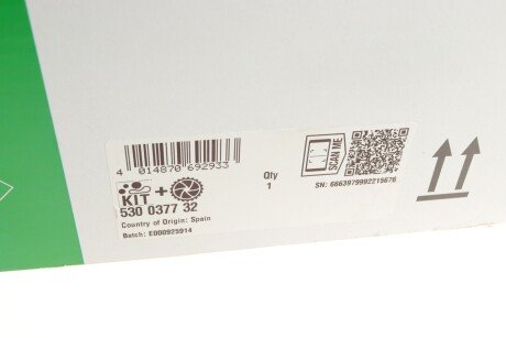 Комплект ременя ГРМ з помпою води ina 530037732