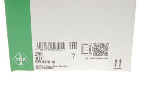 Комплект (ремінь+ролики) ina 529037810