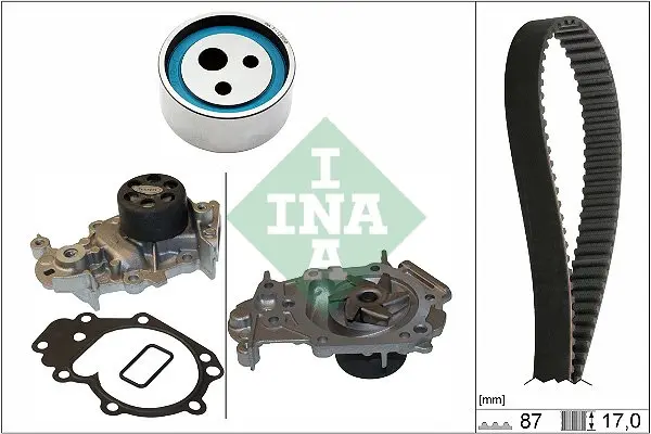 Комплект (ремінь+ролики+помпа) ina 530 0182 31