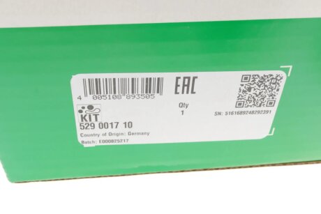 Комплект ремня грм ina 529001710