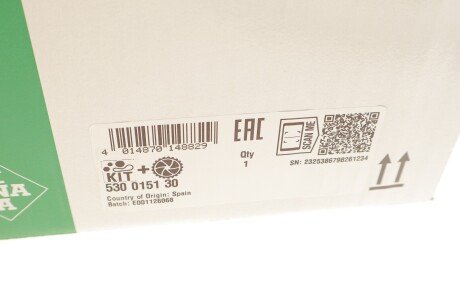 Комплект ремня грм ina 530015130