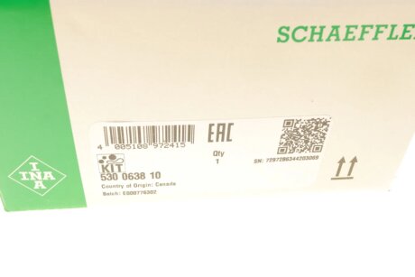 Комплект ремня грм ina 530063810