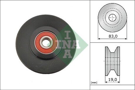 Натяжний ролик ina 531 0939 10