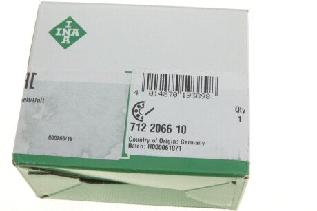 Підшипник кпп ina 712206610