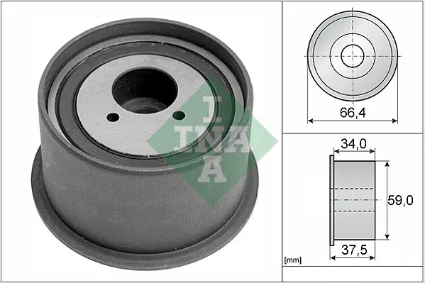 Ролiк направляючий паса ГРМ Audi A4/A6/A8 3.0 01- ina 532 0366 20