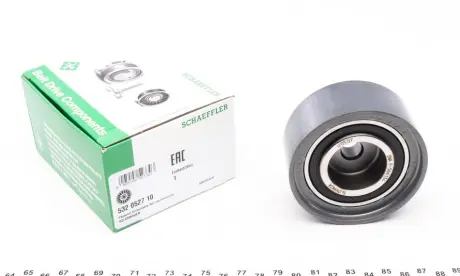 Ролік направляючий паска ГРМ Audi A3,Seat Altea, Leon, Toledo, Skoda Octavia, VW Golf V, Passat 2.0TDi, 02.03- ina 532 0527 10 Шкода Октавия а5