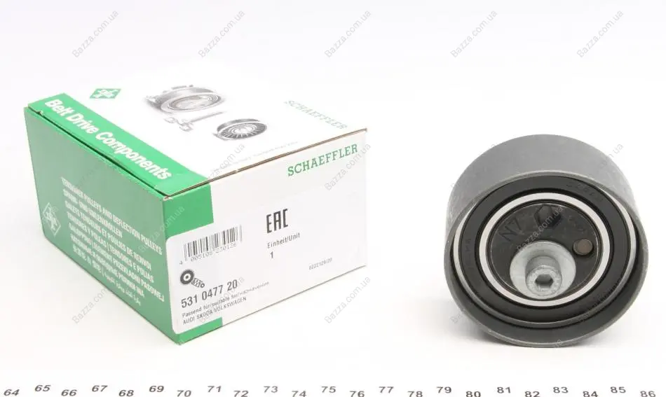 Ролик натяжной SKODA (пр-во) Ina 531 0477 20 (фото 1)