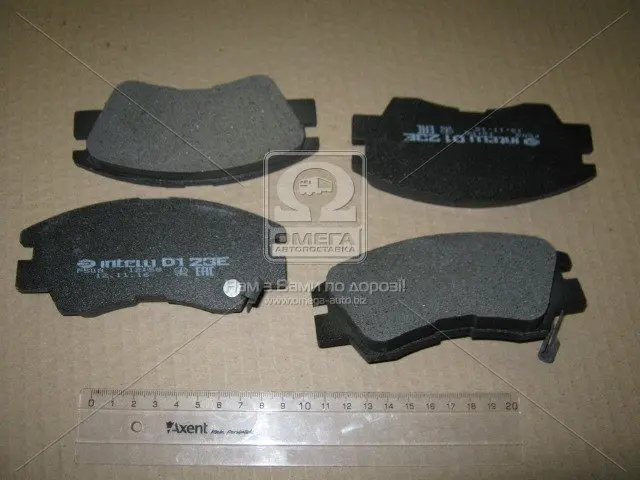 Передні тормозні (гальмівні) колодки INTELLI (DAfmi) D123E (фото 1)