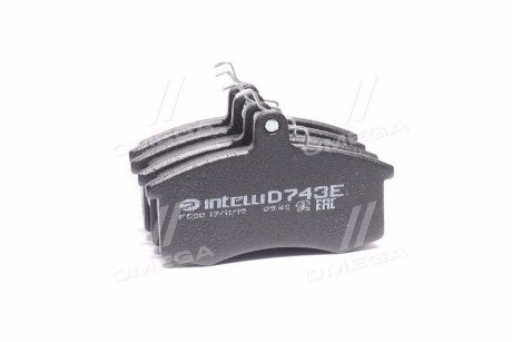 Передние тормозные колодки intelli (dafmi) D743E