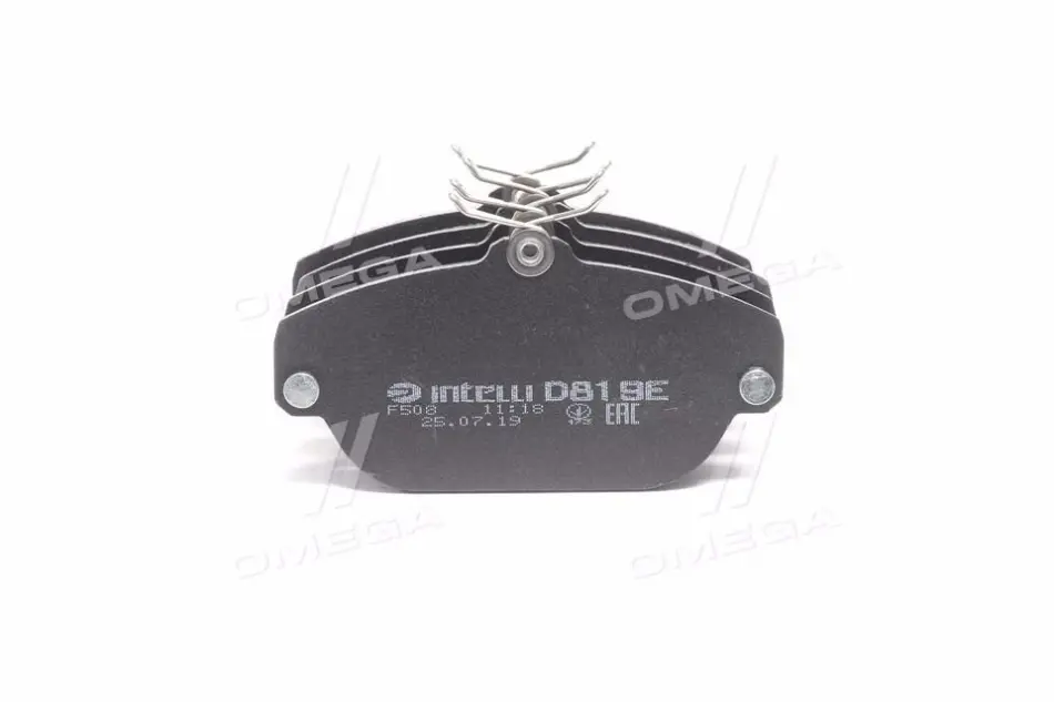 Передние тормозные колодки INTELLI (DAfmi) D819E