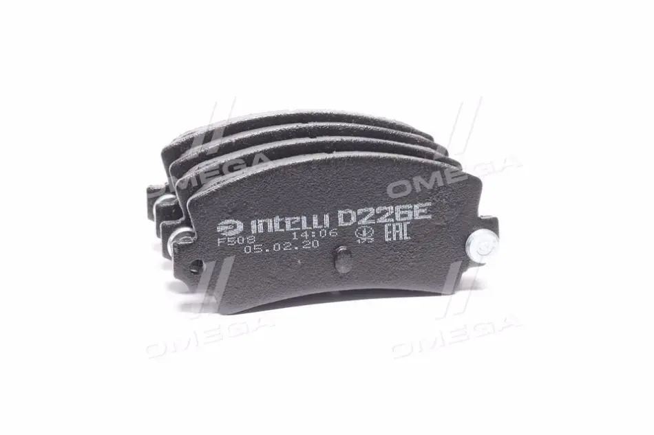 Задні тормозні (гальмівні) колодки INTELLI (DAfmi) D226E (фото 1)