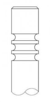 Клапан EX Citroen C3 / Peugeot 206, 307 1.4 HDI 01- intervalves 3364.036