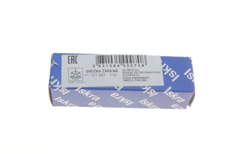 Свеча накала iskra 11721007