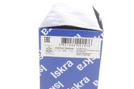 Свічка накалу iskra 11721859