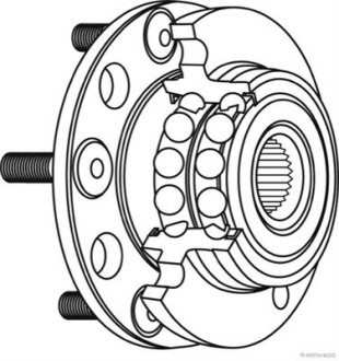 Маточина колеса в зборі jakoparts J4714034