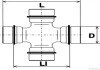 Крестовина карданного вала jakoparts J2921000