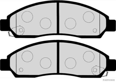 Передние тормозные колодки jakoparts J3609010 на Рено 11