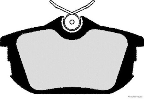 Задние тормозные колодки jakoparts J3615012 на Митсубиси Colt