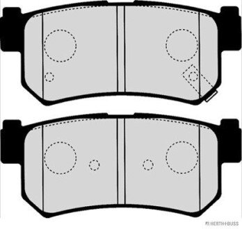 Задні тормозні (гальмівні) колодки jakoparts J3610404