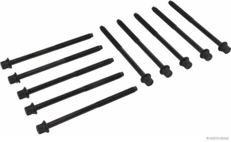 Комплект болтів з головкою системи TORX з чорного металу jakoparts J1284013 на Хонда Срв 3